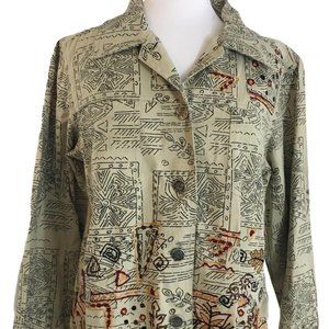 Units Medium Beige Embroidered Jacket